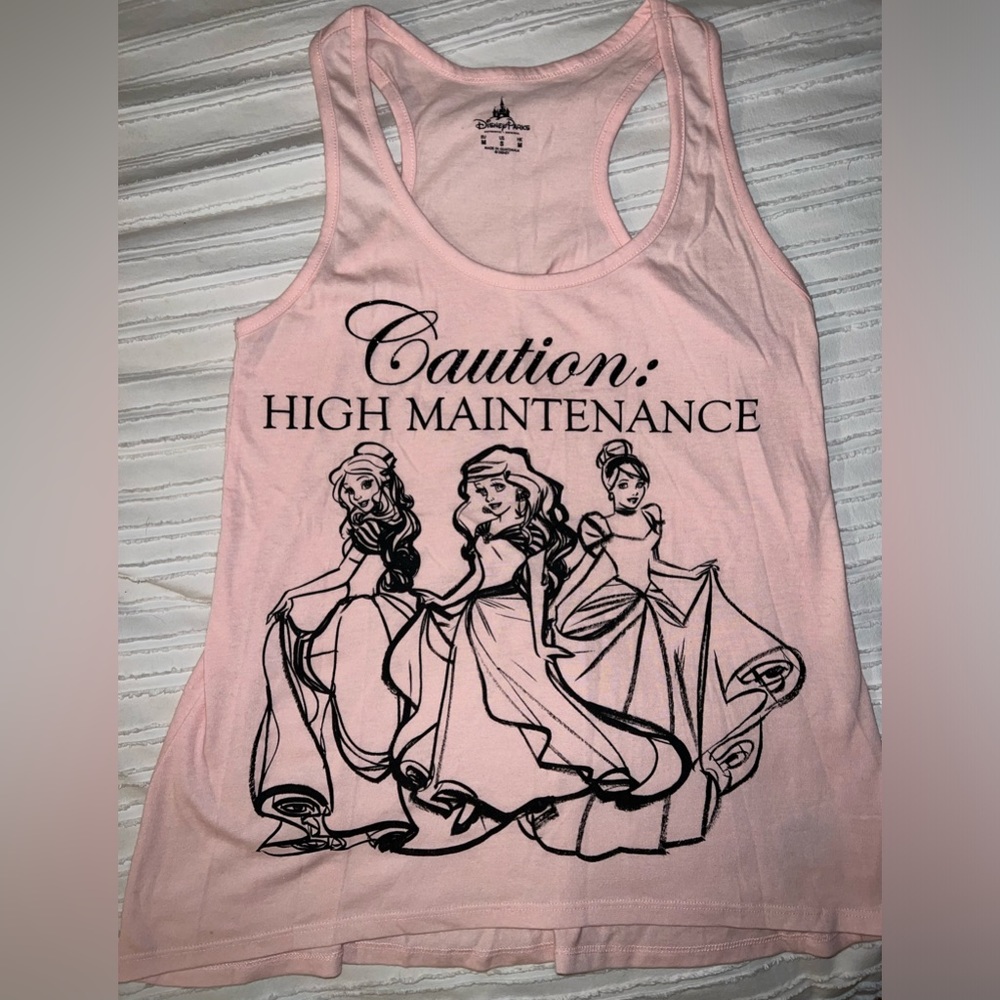 Disney parks high maintenance tank top size small in excellent condition
